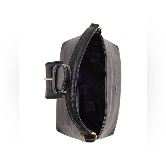 Small Sculpted Buckle Bucket with Convertible Strap - Picture 3 of 10